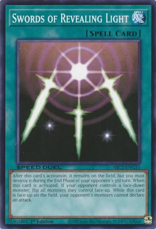 Swords of Revealing Light — Speed Duel: Battle City Finals — Yu-Gi-Oh!