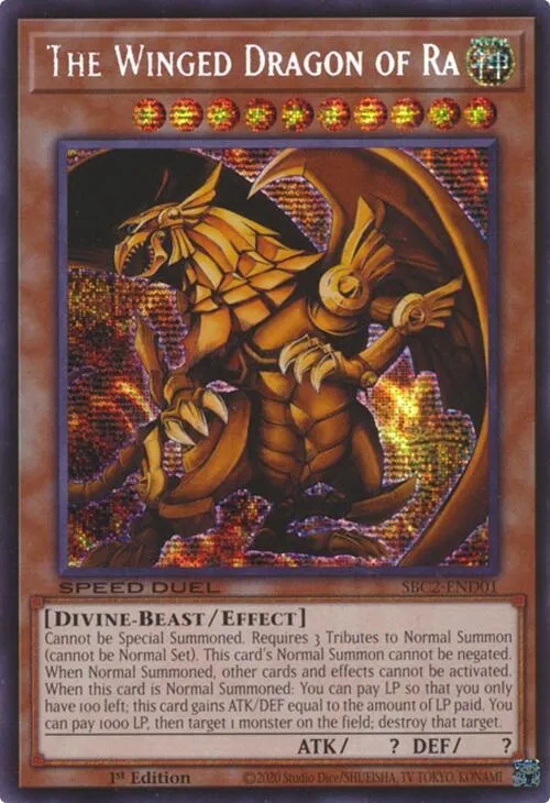 The Winged Dragon of Ra — Speed Duel: Battle City Finals — Yu-Gi-Oh!
