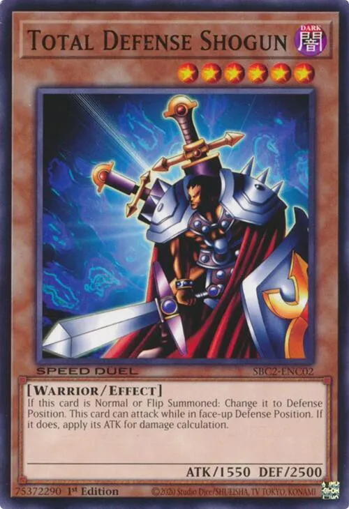 Shogun Défense Totale — Speed Duel: Battle City Finals — Yu-Gi-Oh!