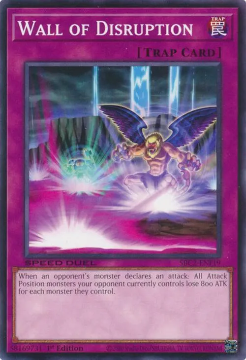 Wall of Disruption — Speed Duel: Battle City Finals — Yu-Gi-Oh!