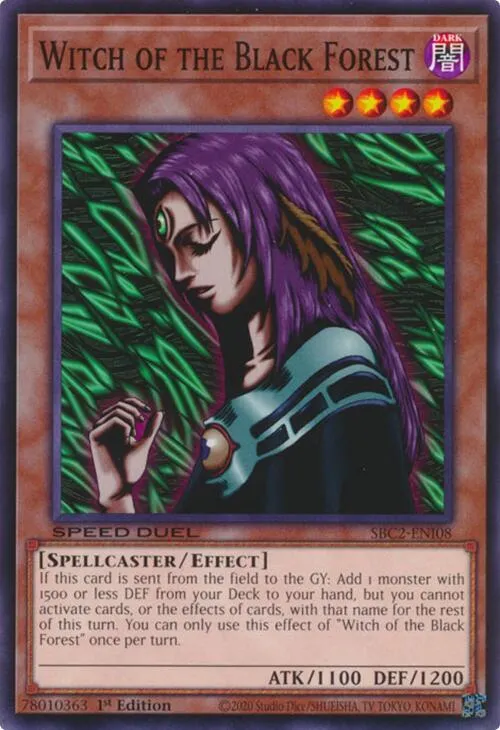 Sorcière de la Forêt Noire — Speed Duel: Battle City Finals — Yu-Gi-Oh!