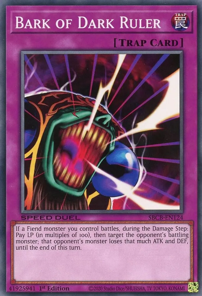 Le Rugissement du Gouverneur des Ténèbres — Speed Duel: Battle City Box — Yu-Gi-Oh!