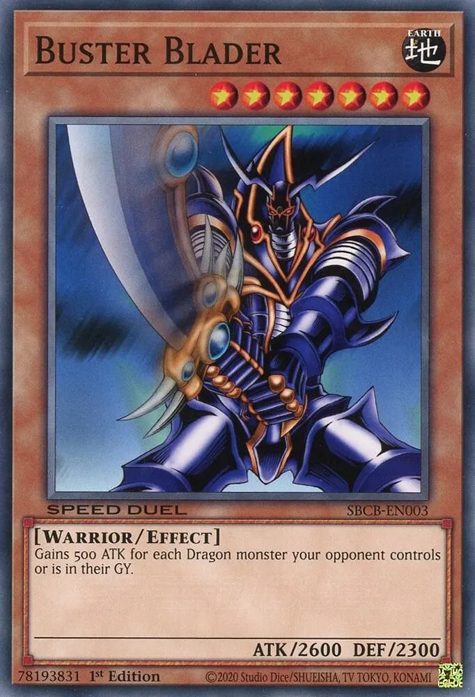 Buster Blader — Speed Duel: Battle City Box — Yu-Gi-Oh!