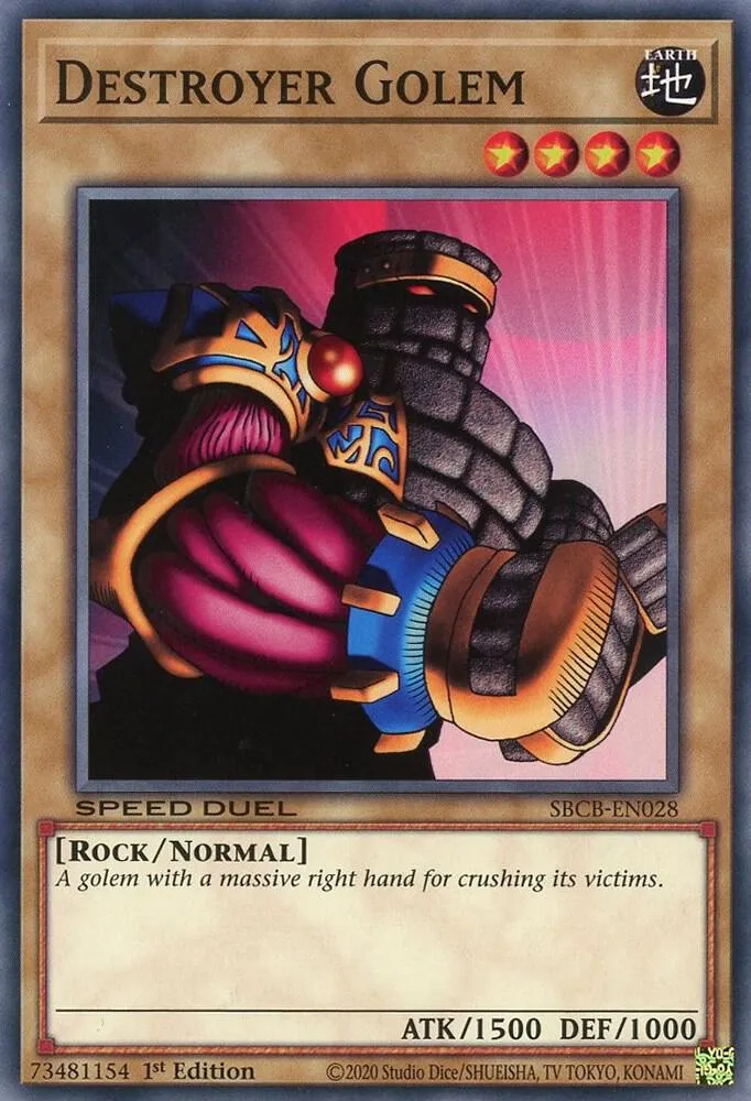 Golem Destructeur — Speed Duel: Battle City Box — Yu-Gi-Oh!