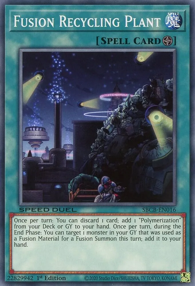 Fusion Recycling Plant — Speed Duel: Battle City Box — Yu-Gi-Oh!
