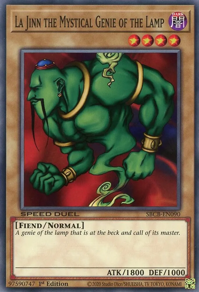 La Jinn le Génie Mystique de la Lampe — Speed Duel: Battle City Box — Yu-Gi-Oh!