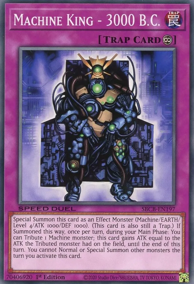 Roi Machine - 3000 AV. J.-C. — Speed Duel: Battle City Box — Yu-Gi-Oh!