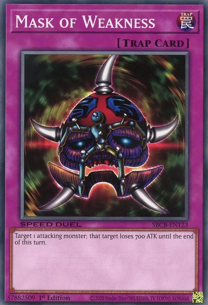 Masque de Faiblesse — Speed Duel: Battle City Box — Yu-Gi-Oh!