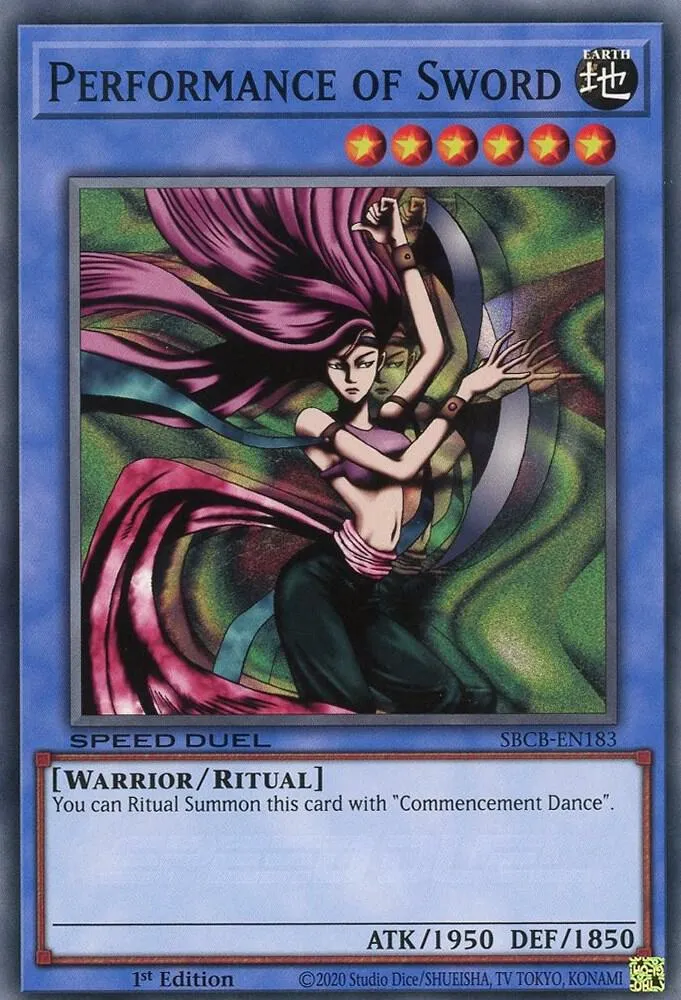Performance de l'Épée — Speed Duel: Battle City Box — Yu-Gi-Oh!