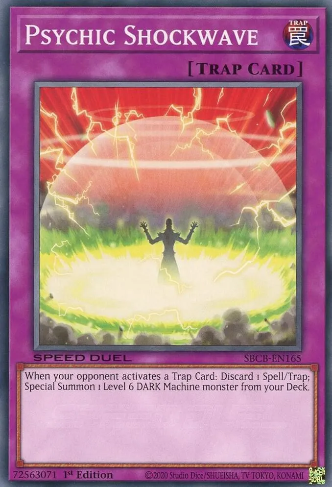 Onde de Choc Psychique — Speed Duel: Battle City Box — Yu-Gi-Oh!