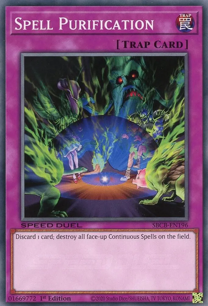 Purification de Magie — Speed Duel: Battle City Box — Yu-Gi-Oh!