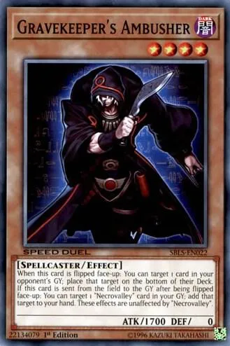 Gravekeeper's Ambusher — Arena of Lost Souls — Yu-Gi-Oh!