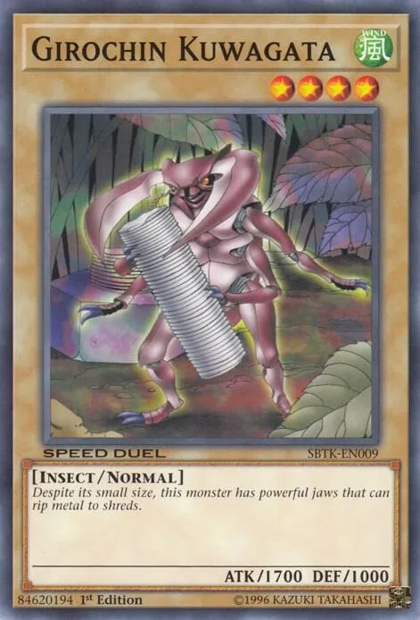 Girochin Kuwagata — Speed Duel: Trials of the Kingdom — Yu-Gi-Oh!