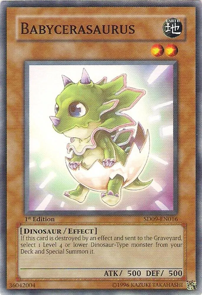 Bébécérasaure — Structure Deck: Dinosaur's Rage — Yu-Gi-Oh!