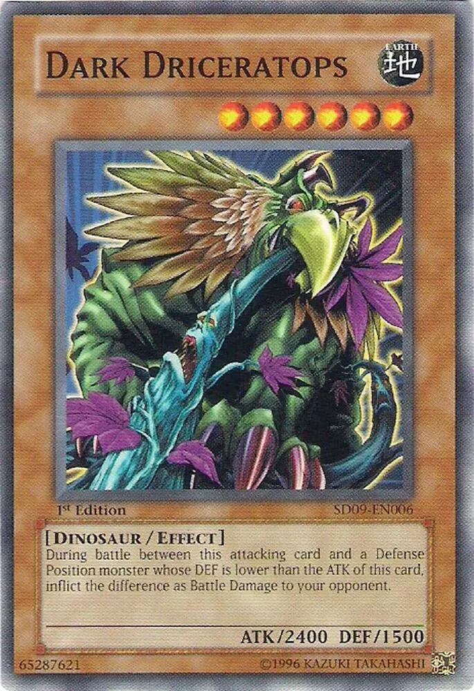 Dark Driceratops — Structure Deck: Dinosaur's Rage — Yu-Gi-Oh!