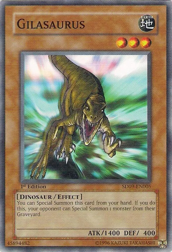 Gilasaure — Structure Deck: Dinosaur's Rage — Yu-Gi-Oh!