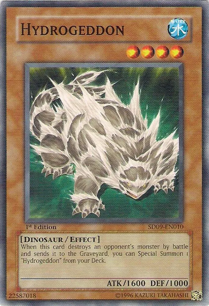 Hydrogeddon — Structure Deck: Dinosaur's Rage — Yu-Gi-Oh!