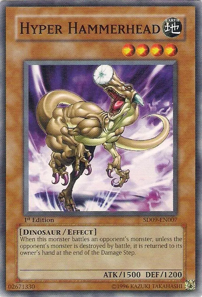 Hyper Tête de Marteau — Structure Deck: Dinosaur's Rage — Yu-Gi-Oh!