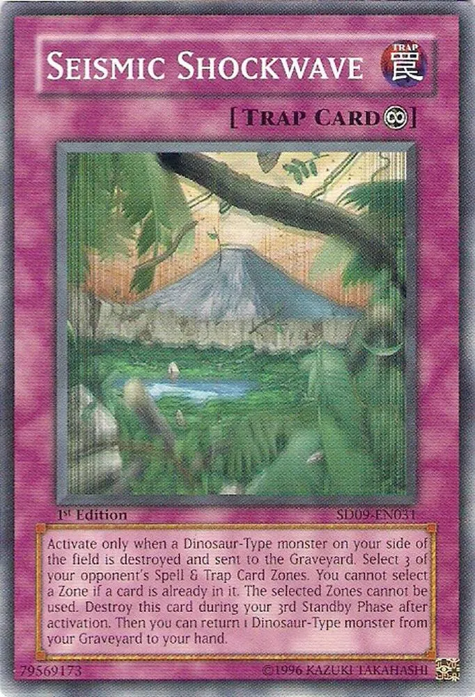 Seismic Shockwave — Structure Deck: Dinosaur's Rage — Yu-Gi-Oh!