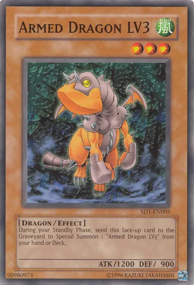 Armed Dragon LV3 — Structure Deck: Dragon's Roar - Unlimited — Yu-Gi-Oh!