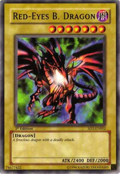 Red-Eyes Black Dragon — Structure Deck: Dragon's Roar — Yu-Gi-Oh!