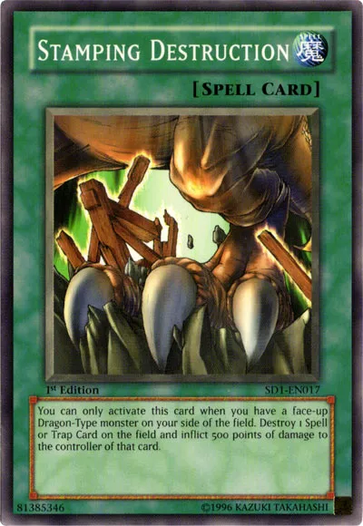 Écrasement Destructeur — Structure Deck: Dragon's Roar — Yu-Gi-Oh!