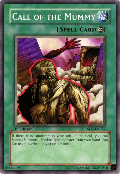 L'Appel de la Momie — Structure Deck: Zombie Madness — Yu-Gi-Oh!