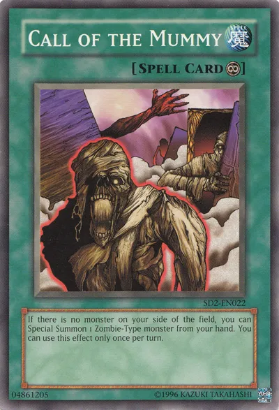 L'Appel de la Momie — Structure Deck: Zombie Madness - Unlimited — Yu-Gi-Oh!