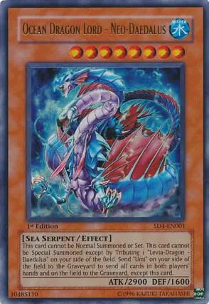 Ocean Dragon Lord - Neo-Daedalus — Structure Deck: Fury From The Deep — Yu-Gi-Oh!