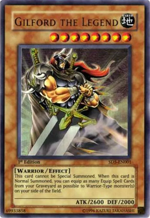 Gilford the Legend — Structure Deck: Warrior's Triumph — Yu-Gi-Oh!
