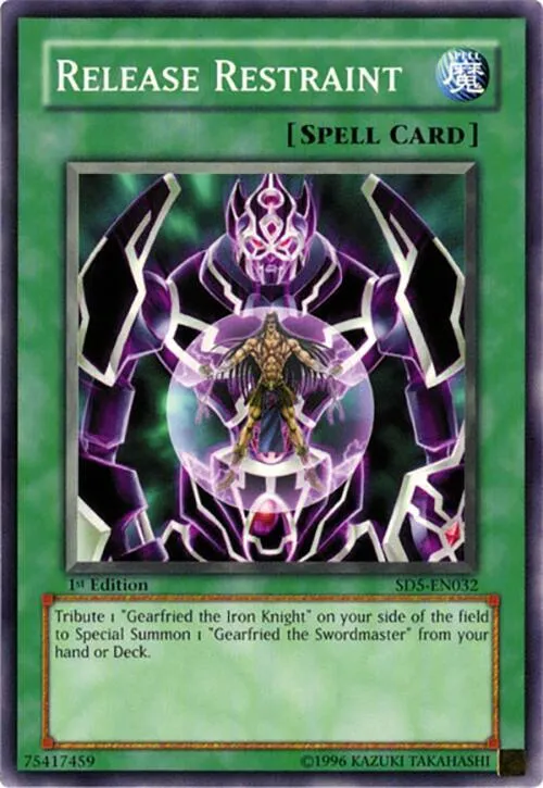 Déchaîné — Structure Deck: Warrior's Triumph — Yu-Gi-Oh!
