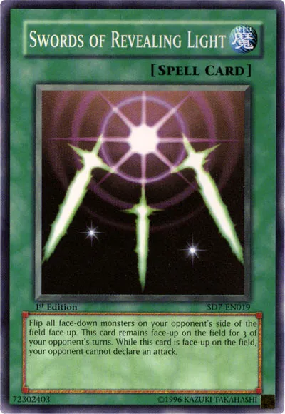 Swords of Revealing Light — Structure Deck: Invincible Fortress — Yu-Gi-Oh!
