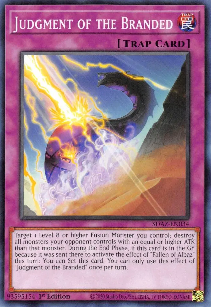 Jugement du Marqué — Structure Deck: Albaz Strike — Yu-Gi-Oh!