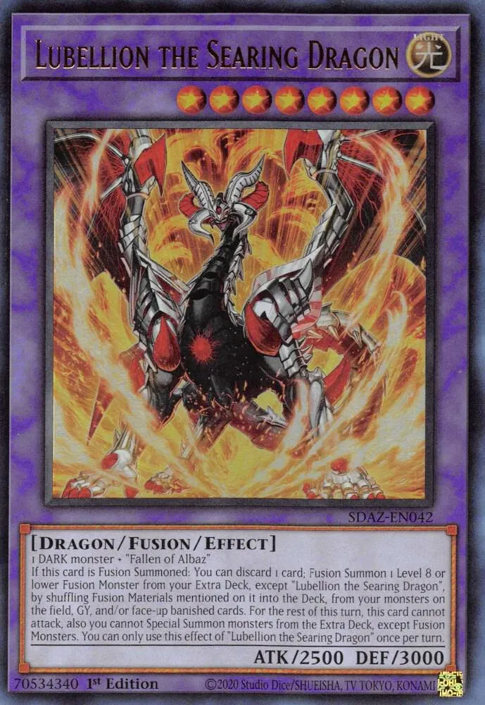 Lubellion le Dragon Embrasé — Structure Deck: Albaz Strike — Yu-Gi-Oh!