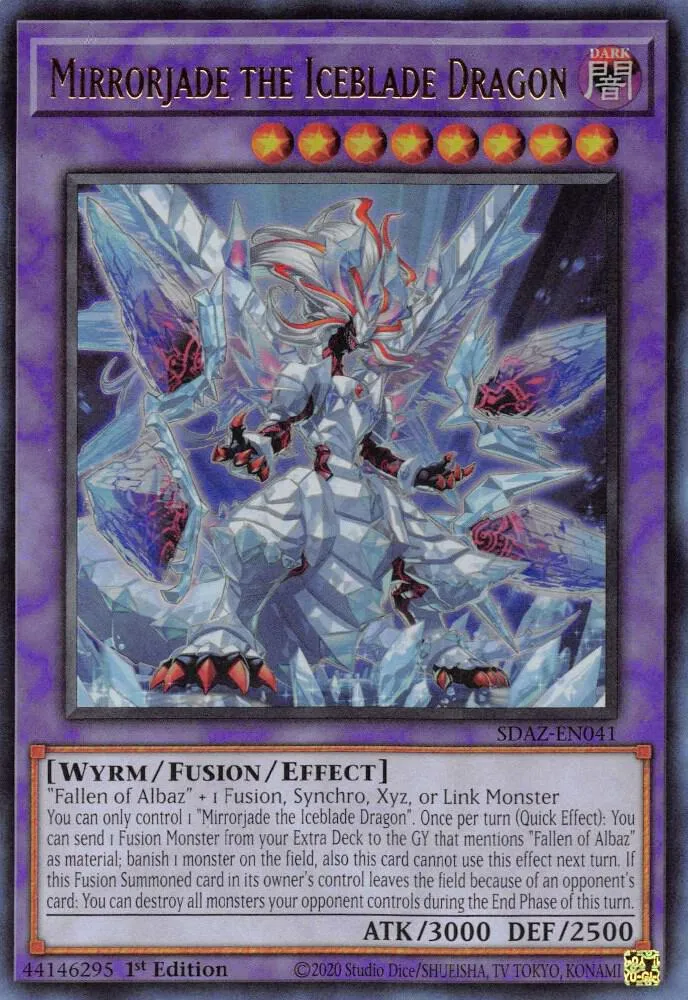 Miroirjade le Dragon de la Lame de Glace — Structure Deck: Albaz Strike — Yu-Gi-Oh!