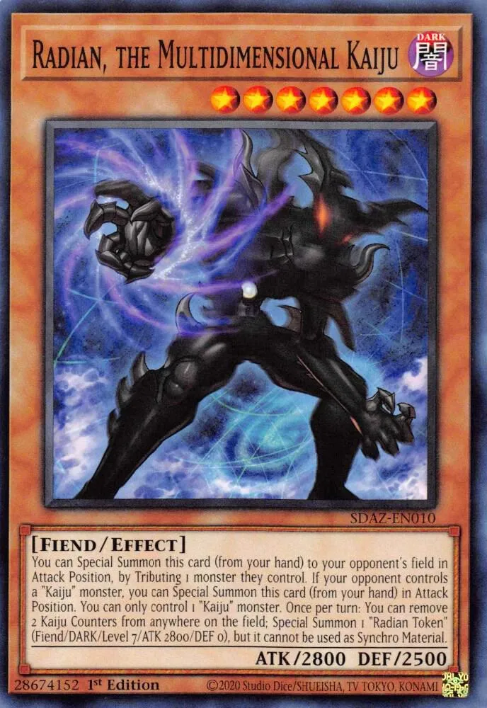 Radian, Kaiju Multidimensionnel — Structure Deck: Albaz Strike — Yu-Gi-Oh!