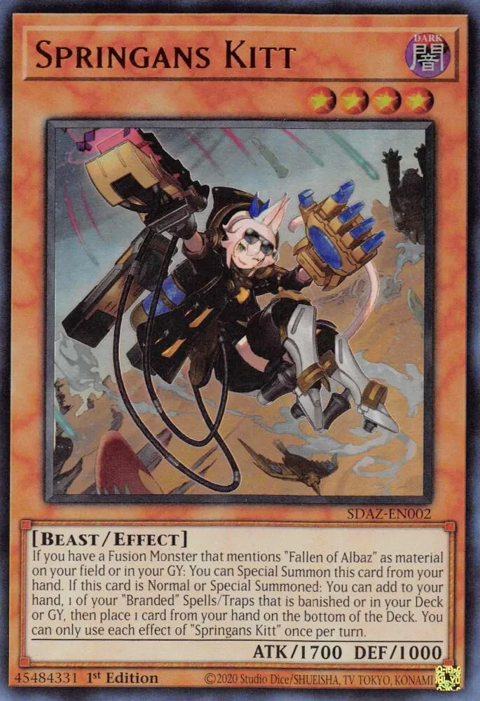 Kitt Springans — Structure Deck: Albaz Strike — Yu-Gi-Oh!