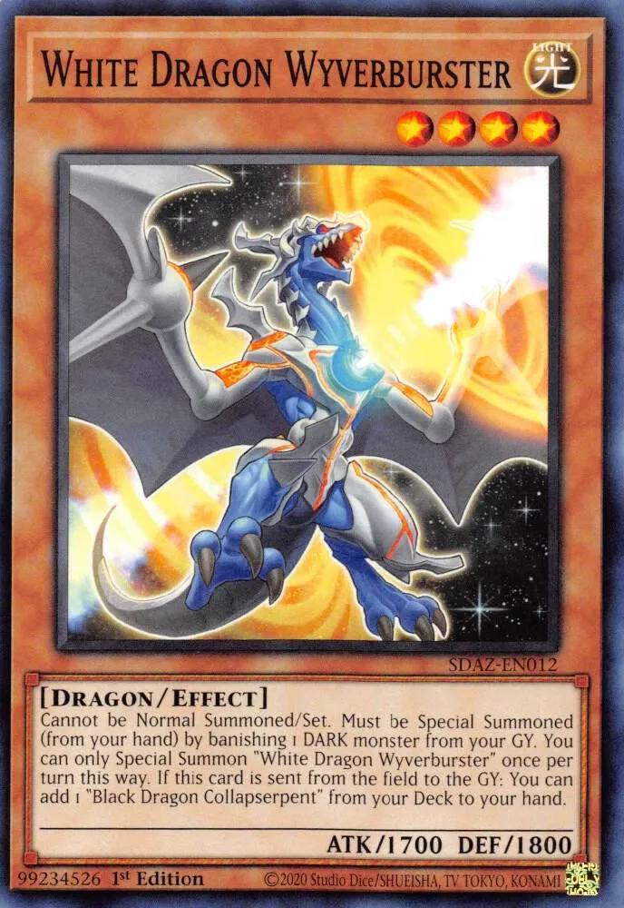 White Dragon Wyverburster from Structure Deck: Albaz Strike - Yu-Gi-Oh!