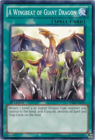 Le Battement d'Aile du Dragon Géant — Structure Deck: Saga of Blue-Eyes White Dragon — Yu-Gi-Oh!