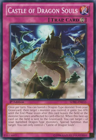 Château des Âmes de Dragon — Structure Deck: Saga of Blue-Eyes White Dragon — Yu-Gi-Oh!