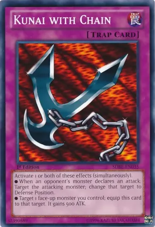 Kunai avec Chaîne — Structure Deck: Saga of Blue-Eyes White Dragon — Yu-Gi-Oh!