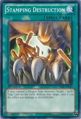 Écrasement Destructeur — Structure Deck: Saga of Blue-Eyes White Dragon — Yu-Gi-Oh!
