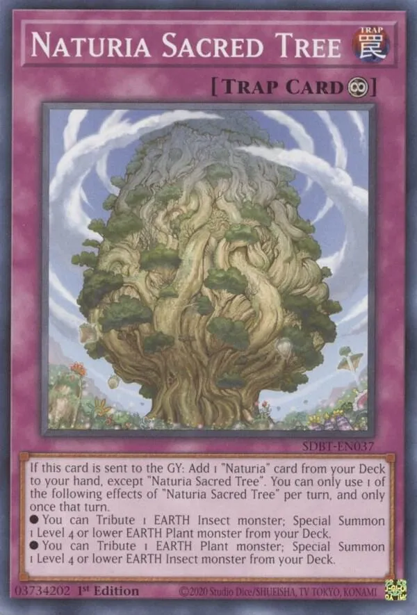 Arbre Sacrée Naturia — Structure Deck: Beware of Traptrix — Yu-Gi-Oh!