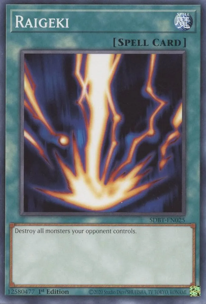 Raigeki — Structure Deck: Beware of Traptrix — Yu-Gi-Oh!