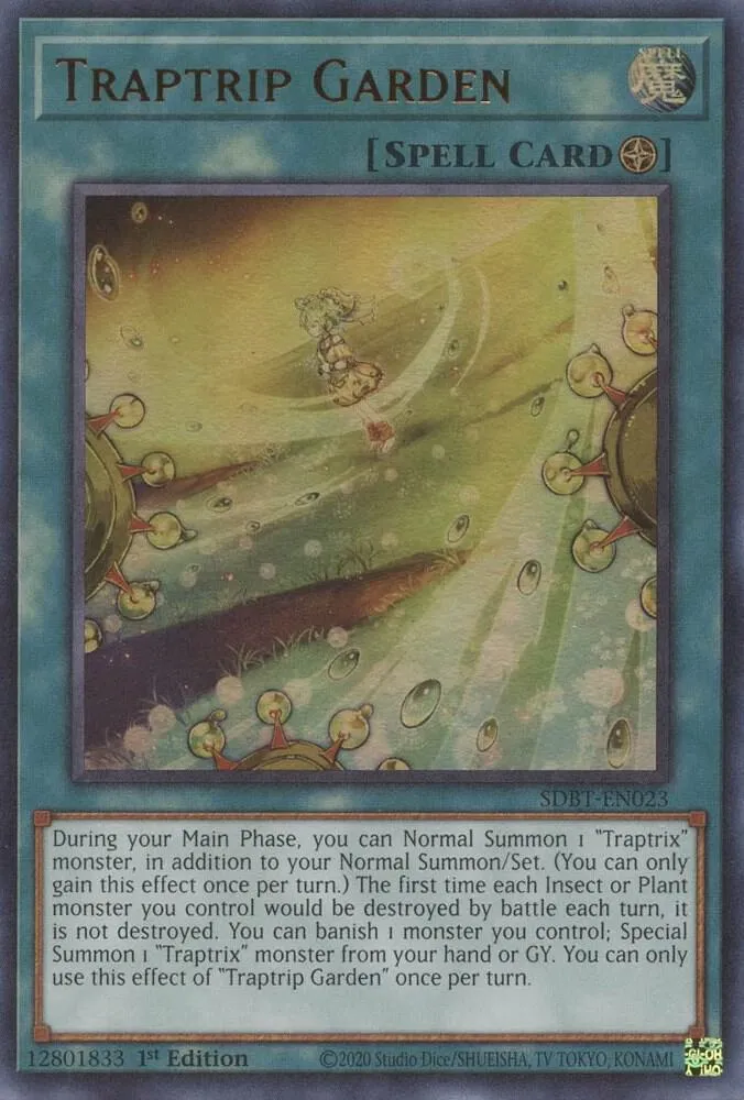 Traptrip Garden — Structure Deck: Beware of Traptrix — Yu-Gi-Oh!