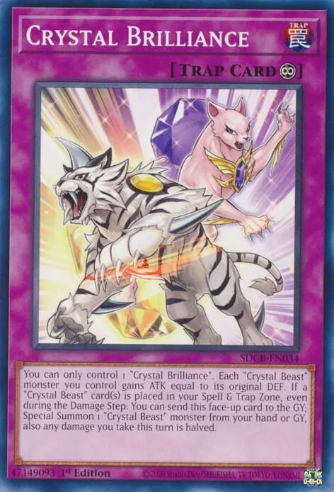 Brillance du Cristal — Structure Deck: Legend of the Crystal Beasts — Yu-Gi-Oh!