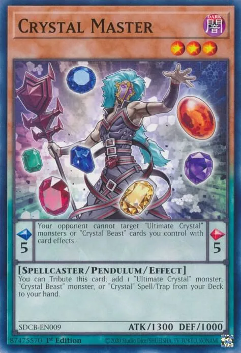 Maître du Cristal — Structure Deck: Legend of the Crystal Beasts — Yu-Gi-Oh!