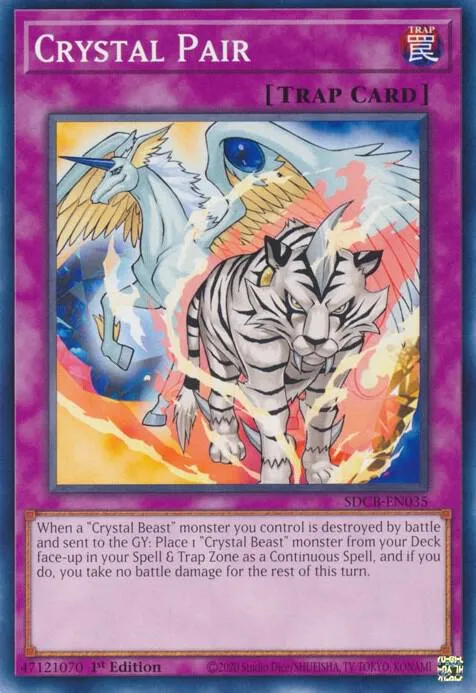 Paire Cristalline — Structure Deck: Legend of the Crystal Beasts — Yu-Gi-Oh!