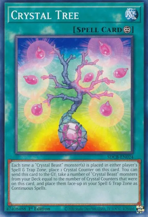 Arbre Cristallin — Structure Deck: Legend of the Crystal Beasts — Yu-Gi-Oh!