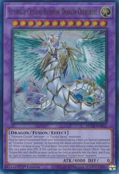 Ultimate Crystal Rainbow Dragon Overdrive — Structure Deck: Legend of the Crystal Beasts — Yu-Gi-Oh!